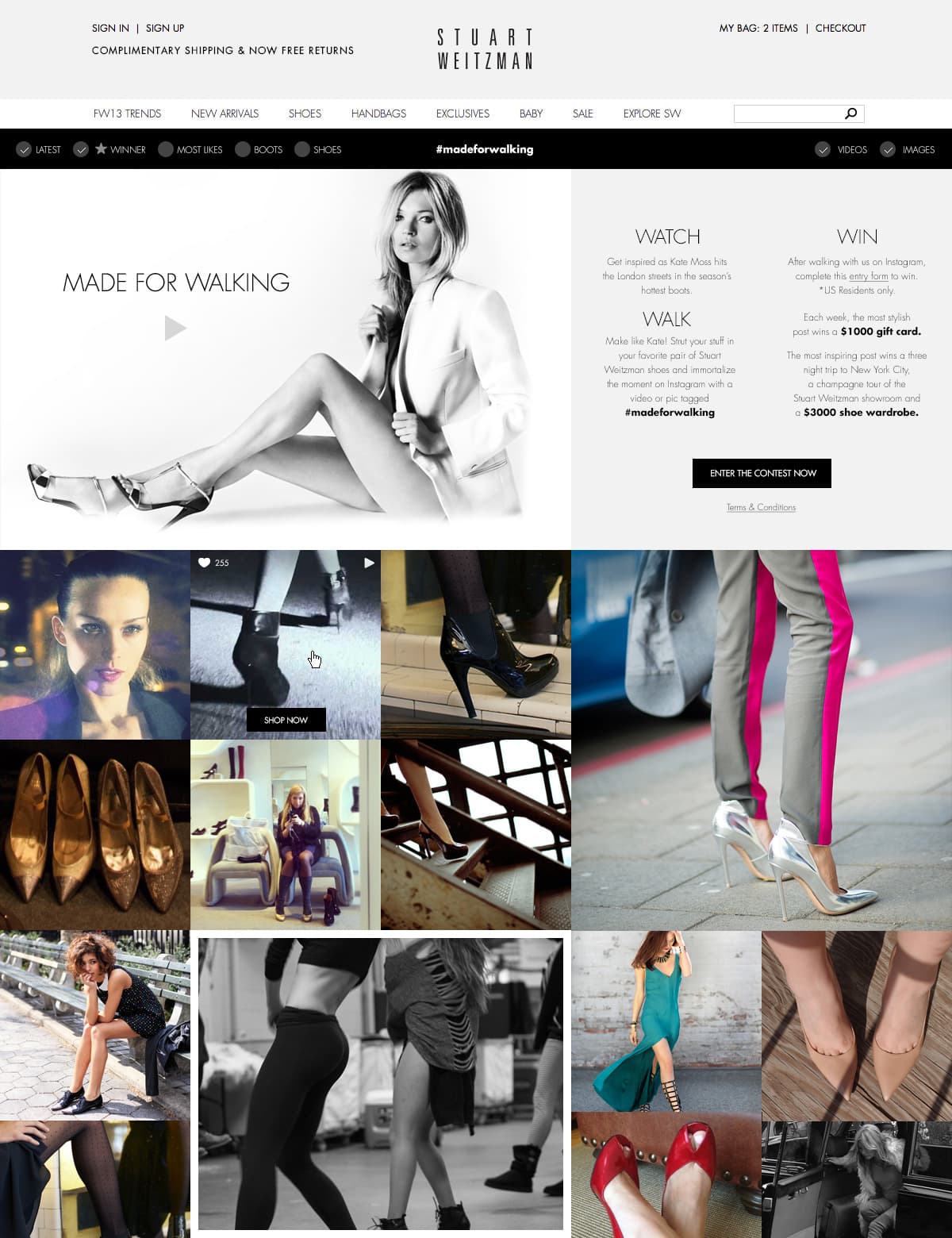 Stuart Weitzman Instagram Aggregator - 1