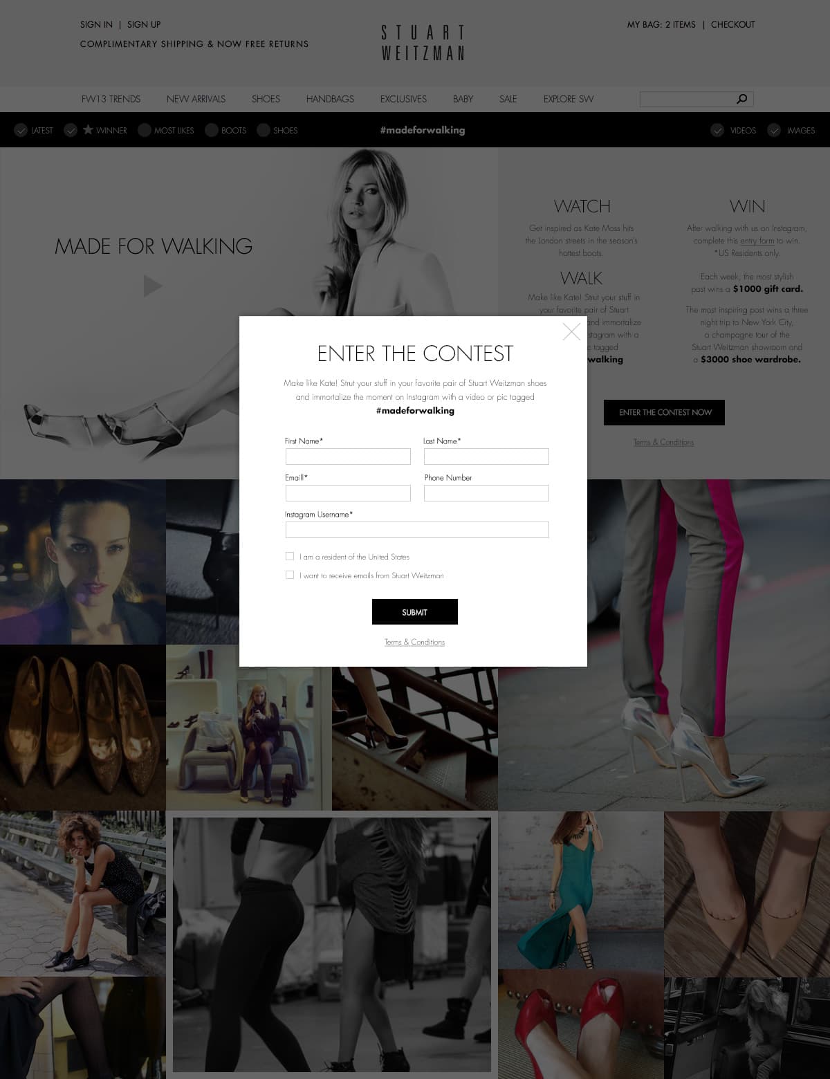 Stuart Weitzman Instagram Aggregator - 4