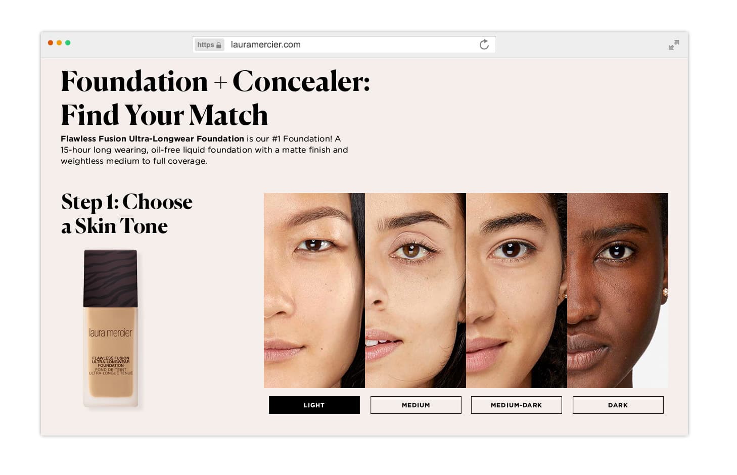 Laura Mercier Foundation Finder - 1